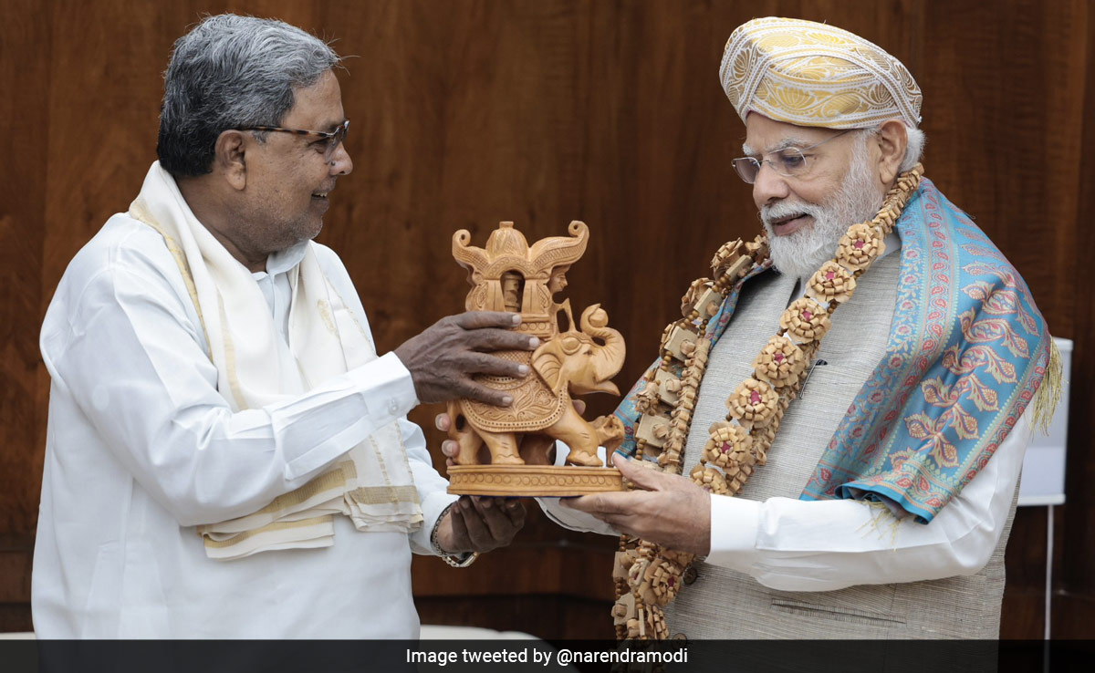 Siddaramaiah Meets Rahul Gandhi, PM, Union Ministers On Birthday