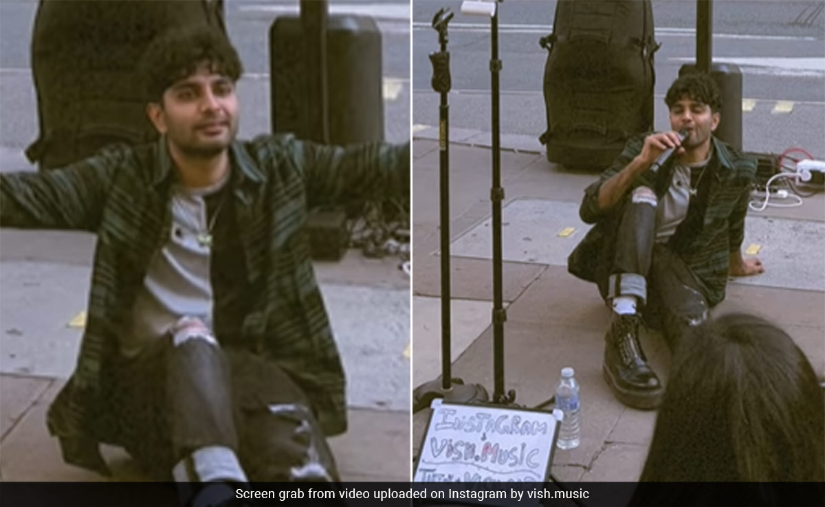 Watch: Street Performer Mesmerises Crowd With His Rendition Of <i>'Pehla Nasha'</i> On UK Street
