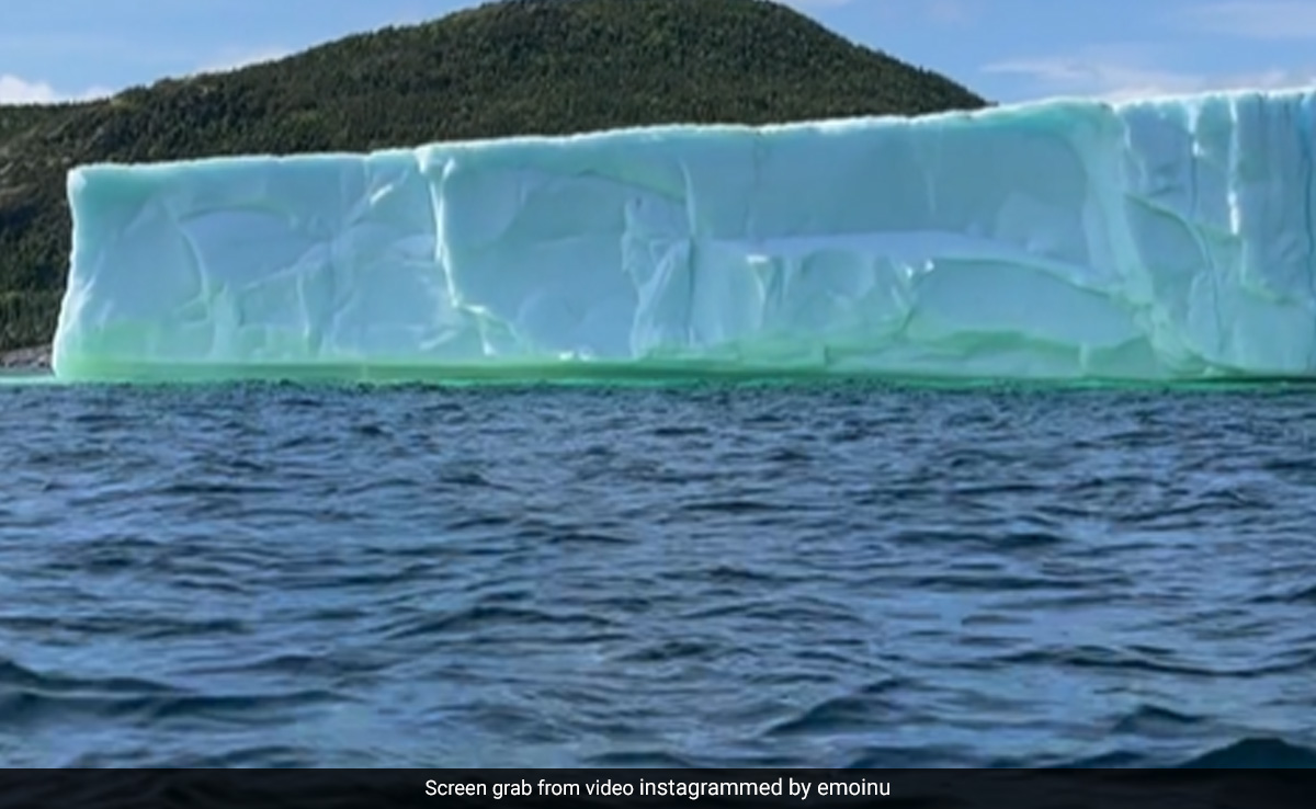 Giant Iceberg Drifting Off Coast Of Canada Stuns Internet