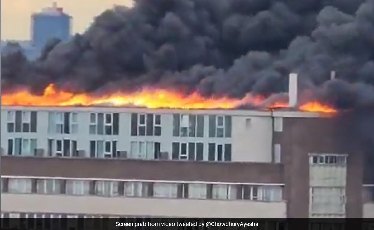 Video: 100 Firefighters, 15 Engines Tackle Huge Fire In London