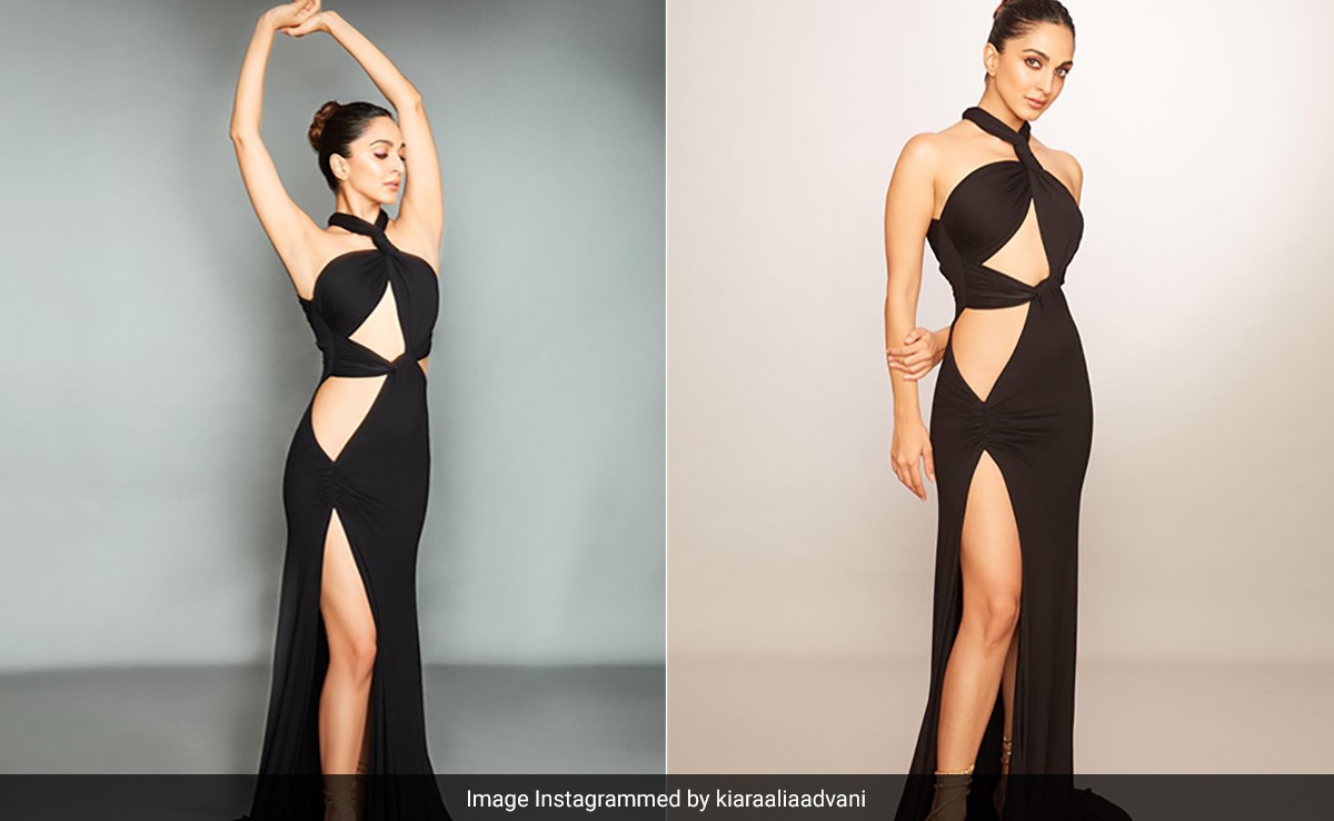 We Mean It When We Say Kiara Advani's Stunning Black Cutout Gown Is Like No One Else's