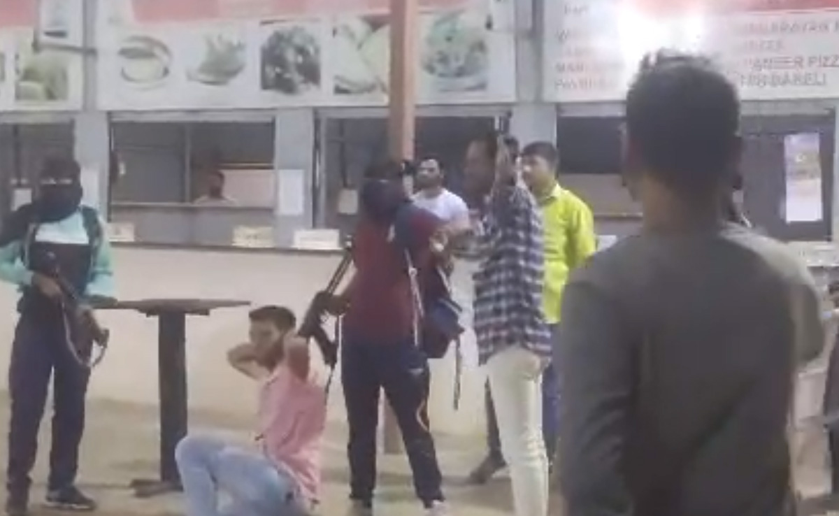On Camera, Man Slapped Armed "Terrorist" In Maharashtra Temple. Then, A Plot Twist