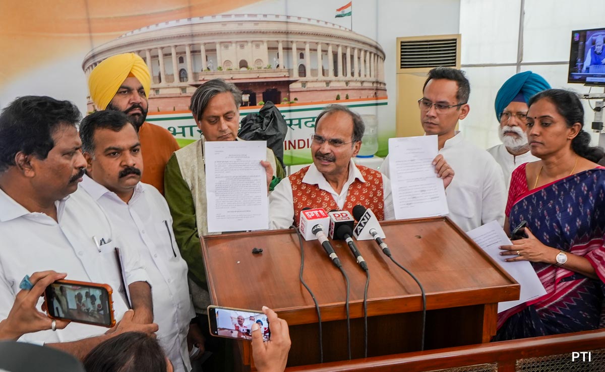 "Never Happened... ": Congress MP On BJP MP's Deleted Statements Re-Uploaded On Records