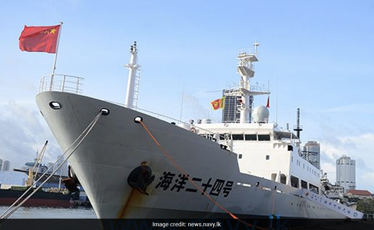 "Monitoring Developments": India Reacts To Chinese Ship At Lanka Port