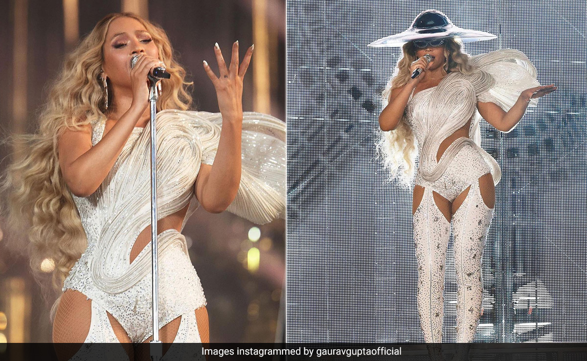 Beyonce In A White Gaurav Gupta Corset Bodysuit Is The Only Fashion Moment The World Deserves