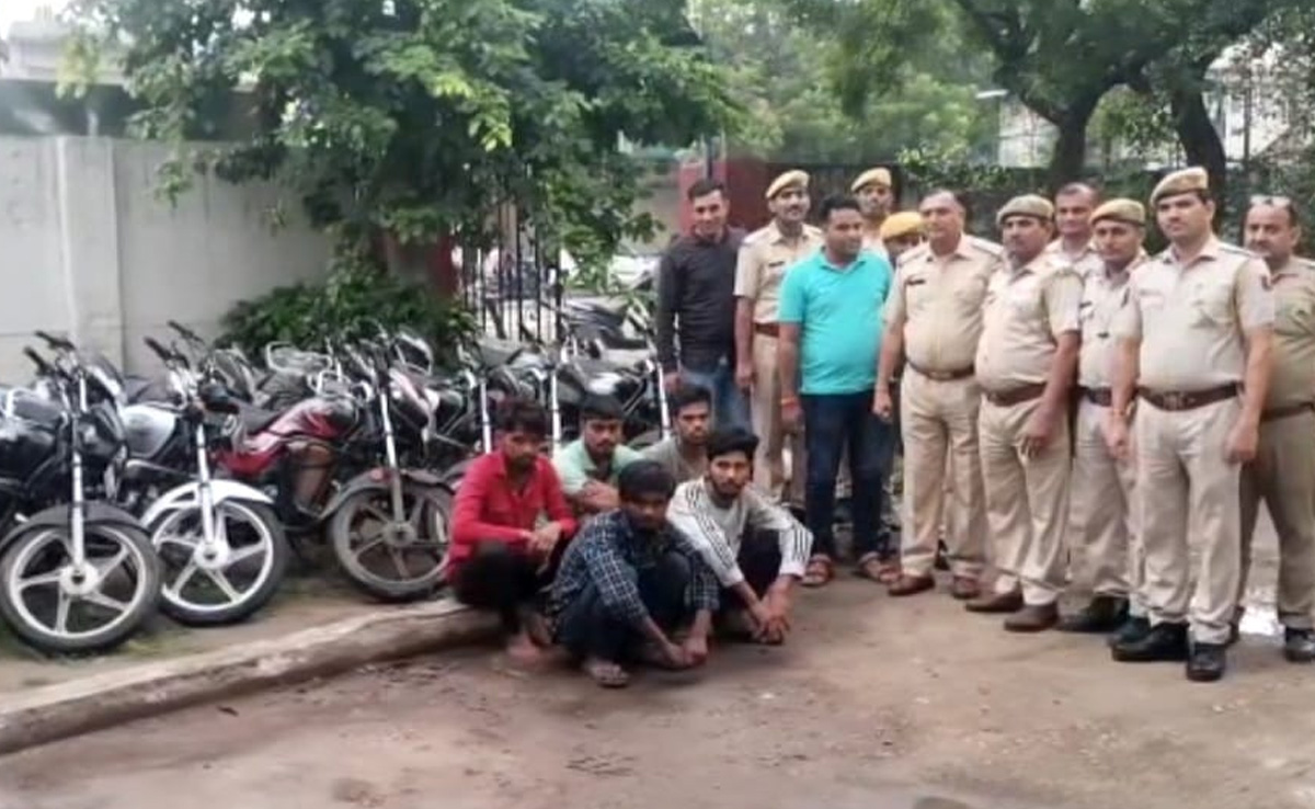 कोटा में दबोचे गए शातिर बाइक चोर गिरोह, पलक झपकते ही ले उड़ते थे मोटरसाइकिल
