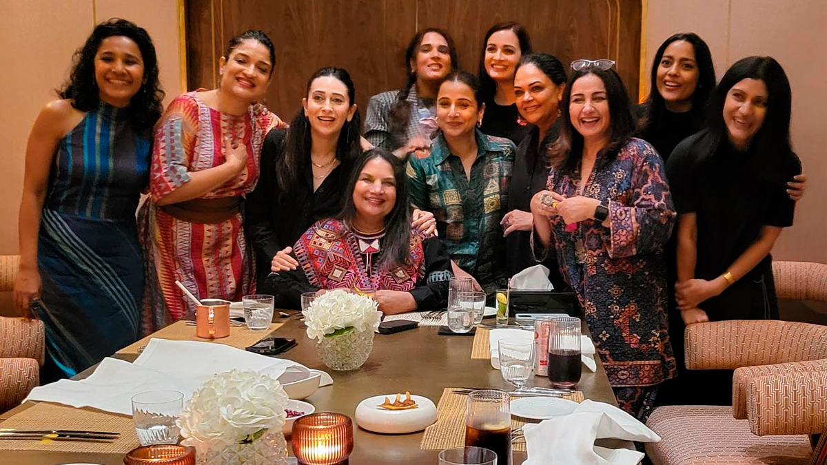 मुंबई के इंडियन एक्सेंट में ‘बॉलीवुड गर्ल गैंग’ ने लिया दावत का मजा, शबाना आज़मी, विद्या बालन, ऋचा चड्ढा समेत कई सेलेब्स आए नजर