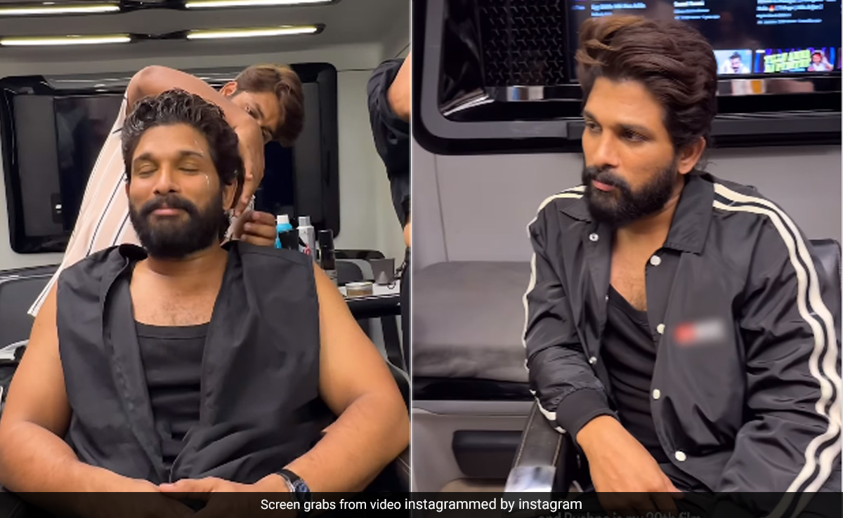 Step Into Allu Arjun's Swanky Vanity Van. Video Inside