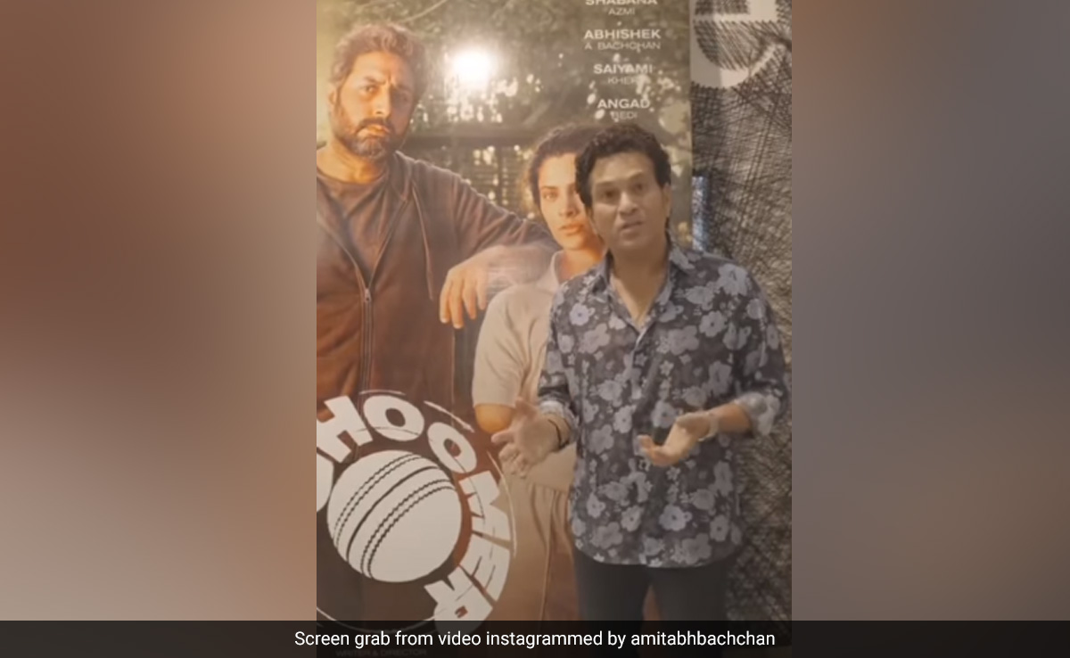 Abhishek Bachchan-Saiyami Kher's <i>Ghoomer</i> Reviewed By OG Sachin Tendulkar