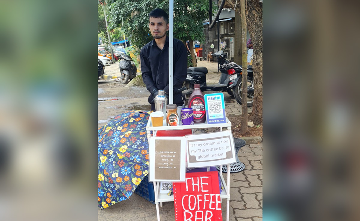 Roadside Coffee Seller In Mumbai 'Dreams' Of Going Global, Post Is Now Viral