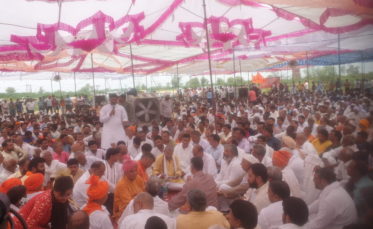 "Abolish Nuh District, Give Arms": Demands From Haryana Mahapanchayat