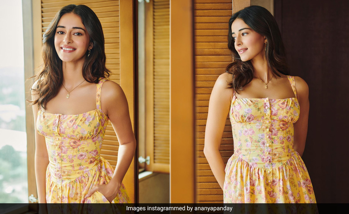 The Best Part About Ananya Panday's Dreamy Yellow Floral Dress? Definitely The Pockets