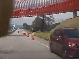 Chilling Video Shows Moment Plane Crashed On Malaysia Highway Chilling Video Shows Moment Plane Crashed On Malaysia Highway