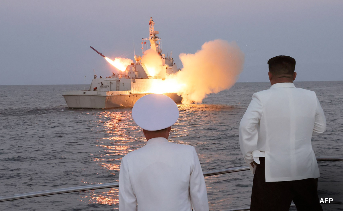Kim Jong Un Oversees Missile Test Ahead Of US-South Korea Military Drill
