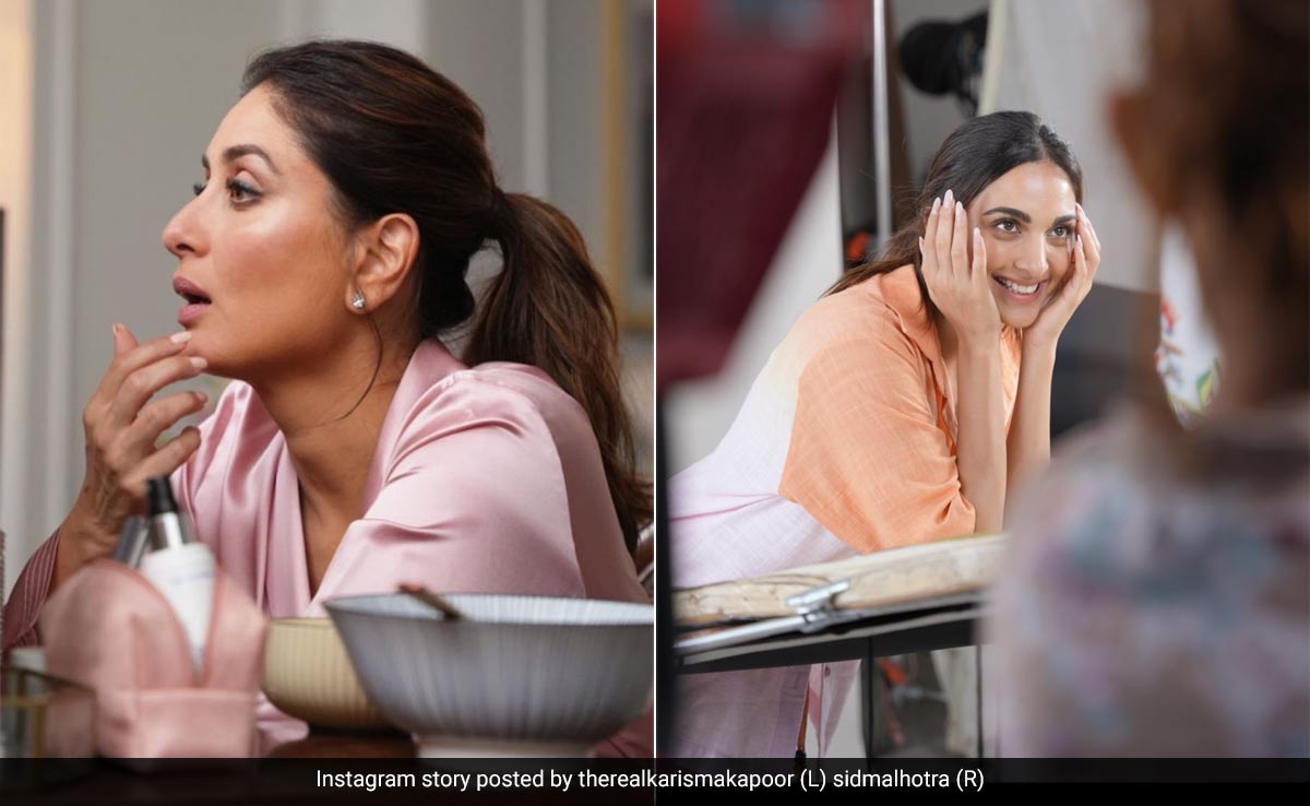 Kiara Advani And Kareena Kapoor's Minimal Makeup Magic From Sidharth Malhotra And Karisma Kapoor's Lens