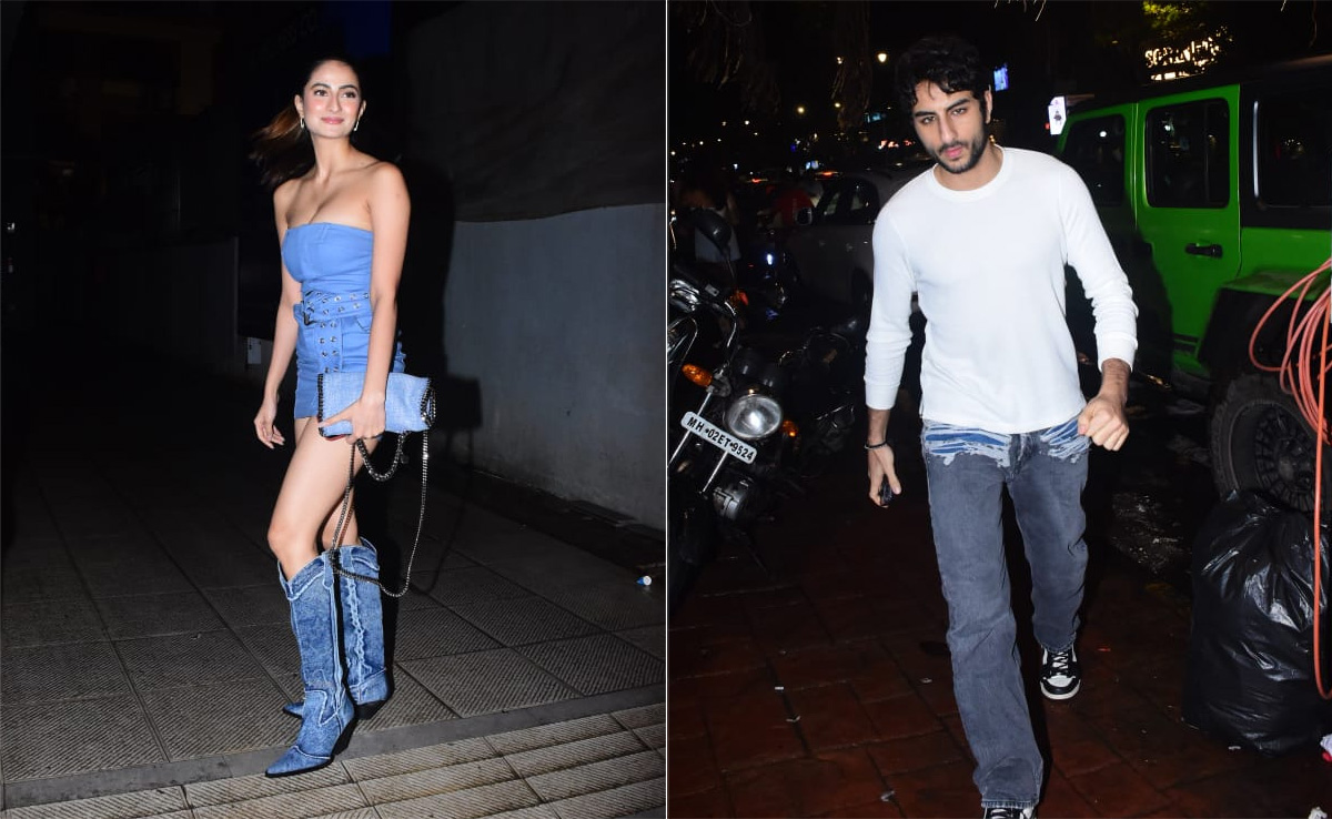 Pics: Palak Tiwari And Rumored Boyfriend Ibrahim Ali Khan Spotted At Party