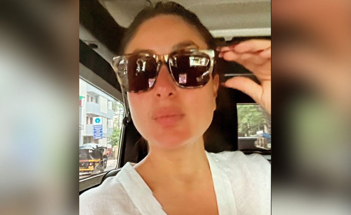 Kareena Kapoor Gets Back To Mommy Duties Post Vacation With A "Selfie On The Go"