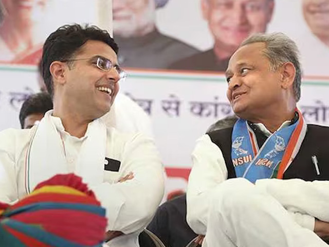 Ashok Gehlot's Rare Support For Sachin Pilot In Attack By BJP In Poll Year