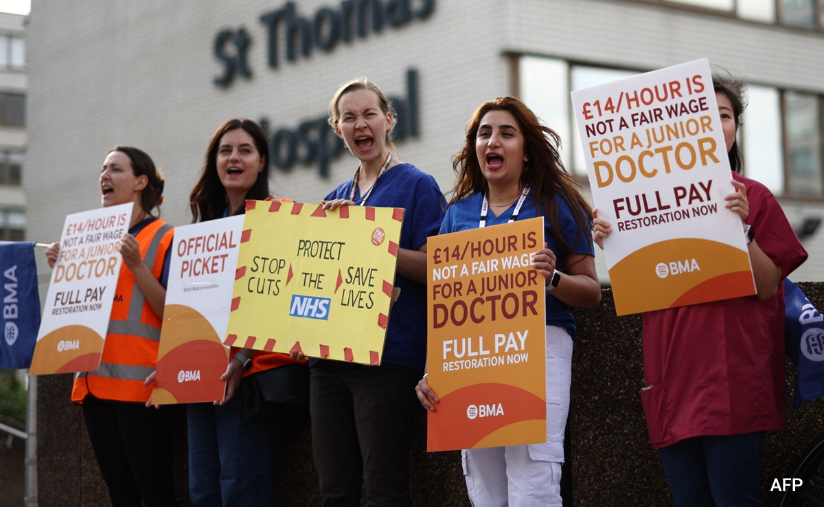 Striking Doctors "Acting Recklessly": UK Government After Latest Walkout