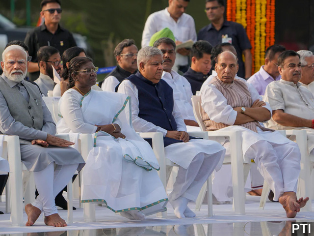 At Atal Bihari Vajpayee's Memorial, BJP's Allies Stand Up To Be Counted