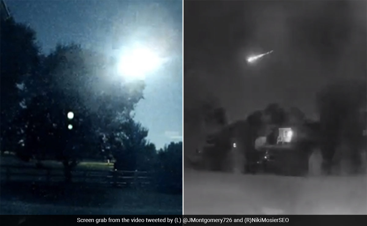 Videos Capture Fireball Meteor Streaking Across Night Skies In US Town