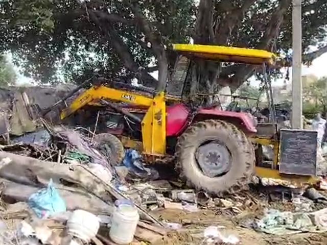 Bulldozer Action In Nuh: 250 Shanties On "Illegally Occupied" Land Razed
