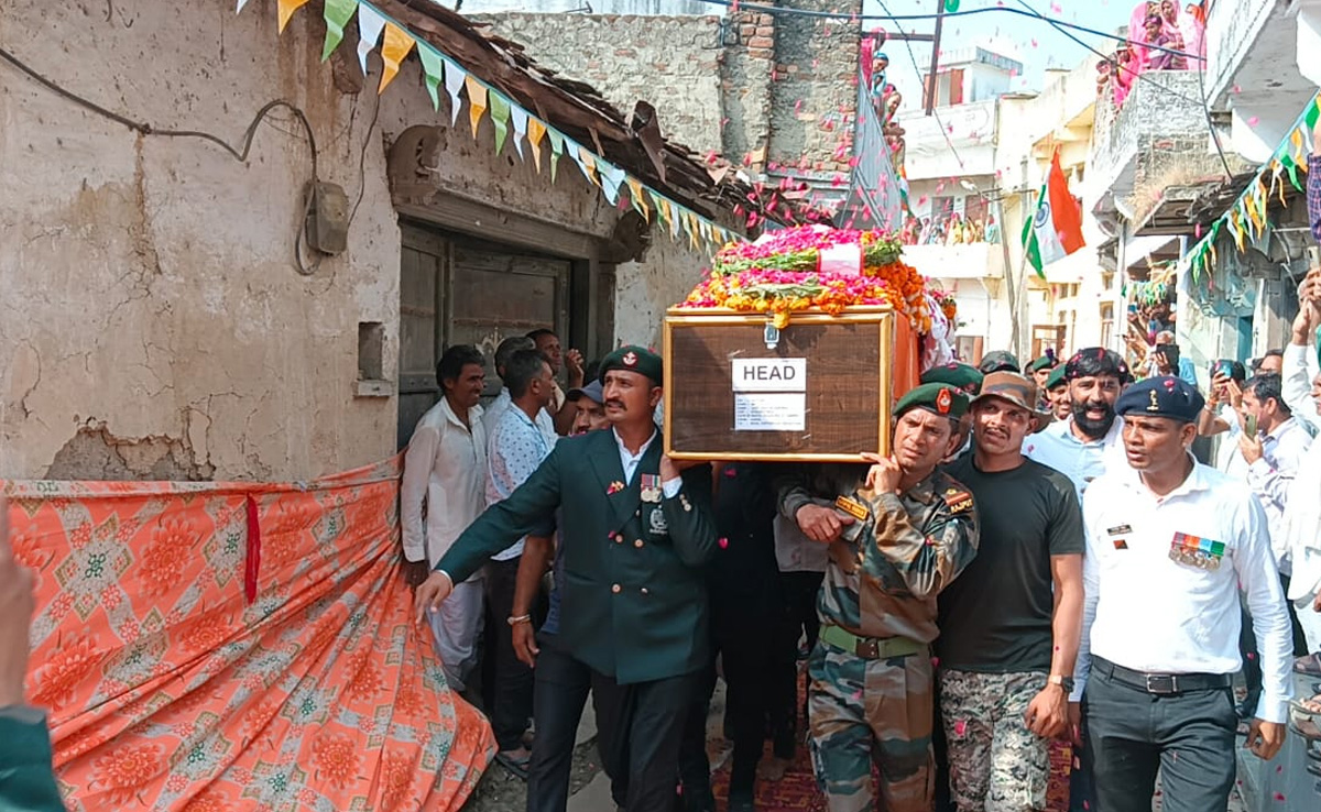 Chittorgarh: जवान की शहादत ने छू लिया हर दिल