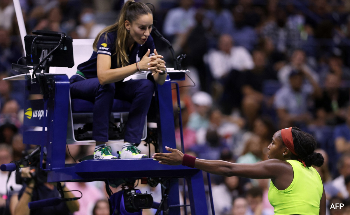 Coco Gauff Argues With Chair Umpire Over US Open Opponent's Slow Play: "She's Never Ready"