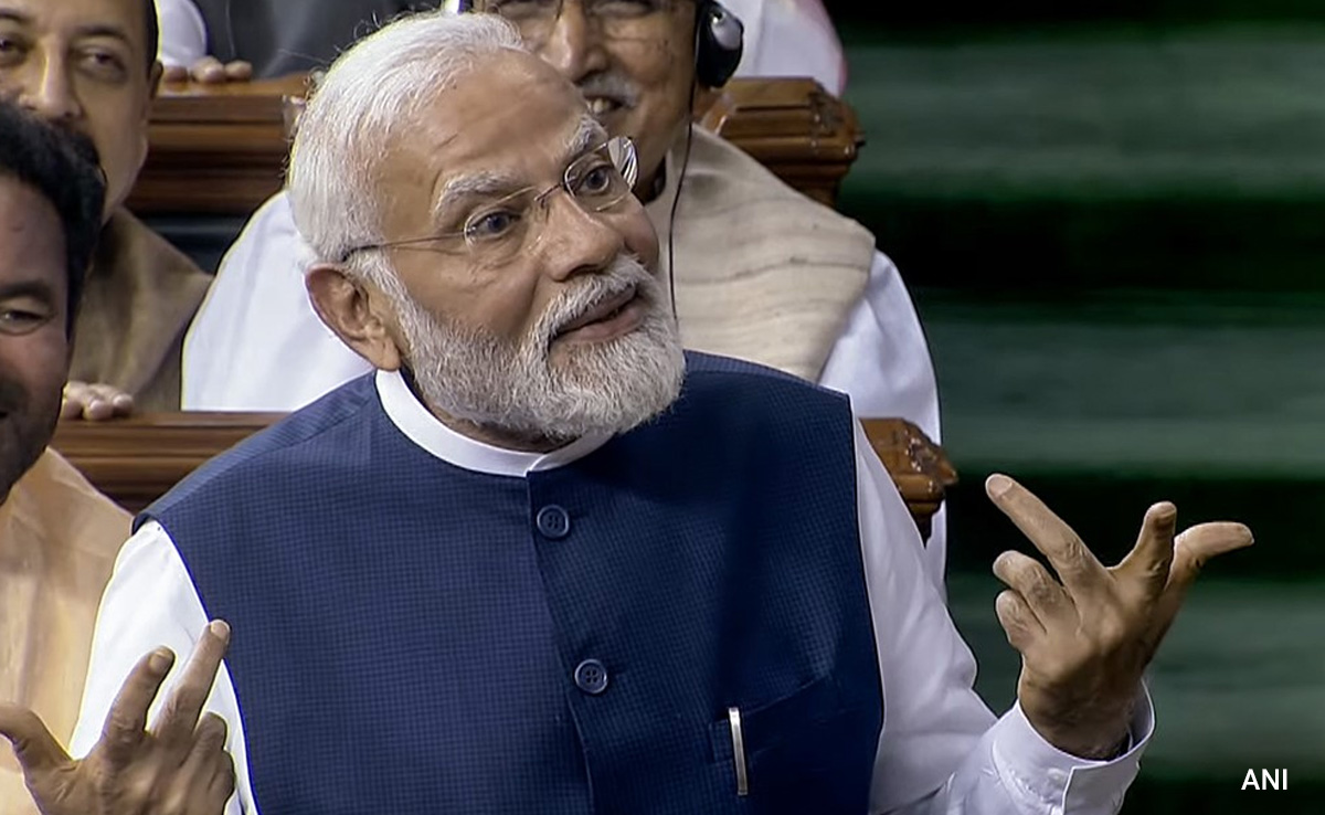 "INDIA Name Attempt To Portray Decades-Old, Rundown Car As Electric Vehicle": PM Modi