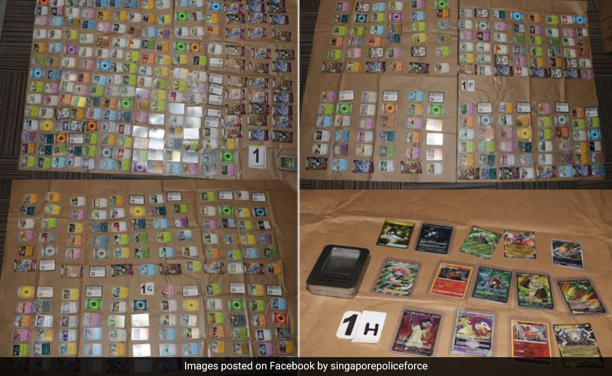 Singapore Police Arrest Man Who Stole 500 Pokemon Cards