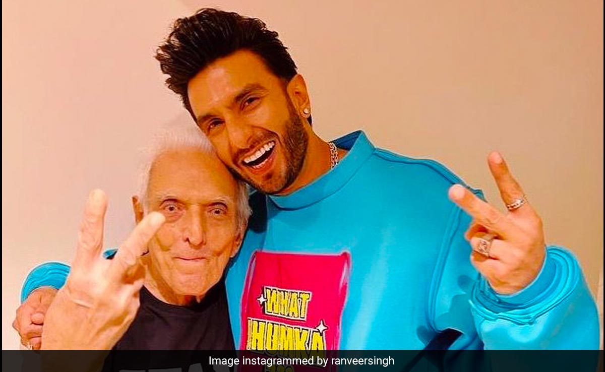 Ranveer Singh's Viral-Worthy Video With Grandfather: "93 And Rock(y)ing"
