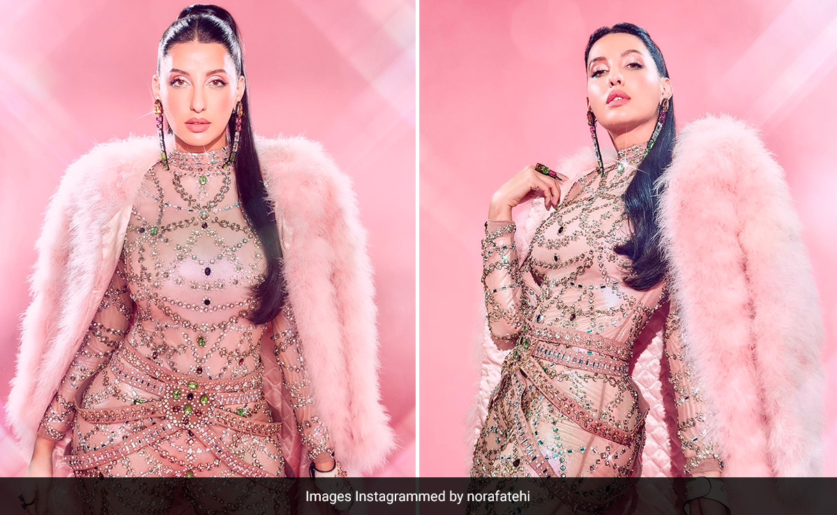 Rate Nora Fatehi's Bling Jumpsuit On A Scale Of 1 To Beyonce