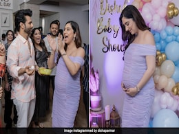 Inside Disha Parmar's Baby Shower, With Husband Rahul Vaidya By Her Side Inside Disha Parmar's Baby Shower, With Husband Rahul Vaidya By Her Side