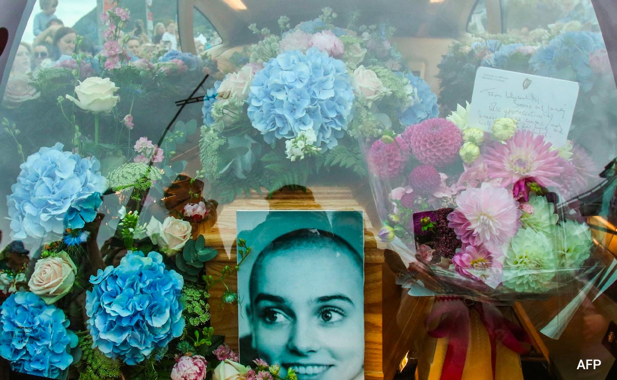 Fans Bid Farewell To Irish Singer Sinead O'Connor At Her Seaside Home