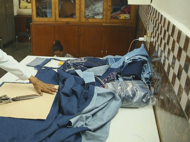 'Rejean', Making Upcycled Denim Accessories