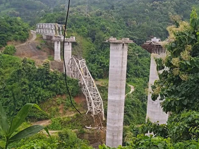 22 Killed As Under-Construction Railway Bridge Collapses In Mizoram