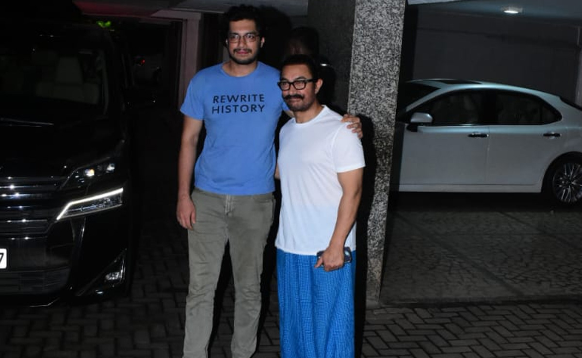 About Last Night: Aamir Khan Spotted With Son Junaid. See Pics