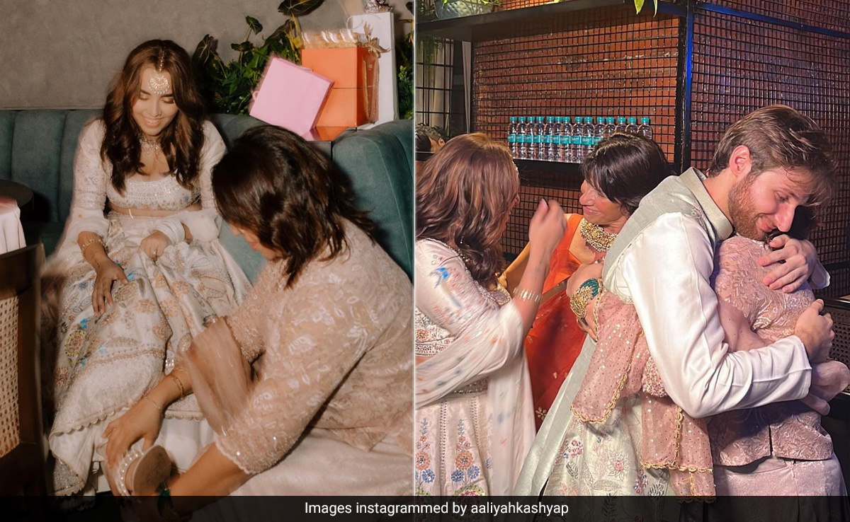 New Pics From Aaliyah Kashyap And Shane Gregoire's Engagement