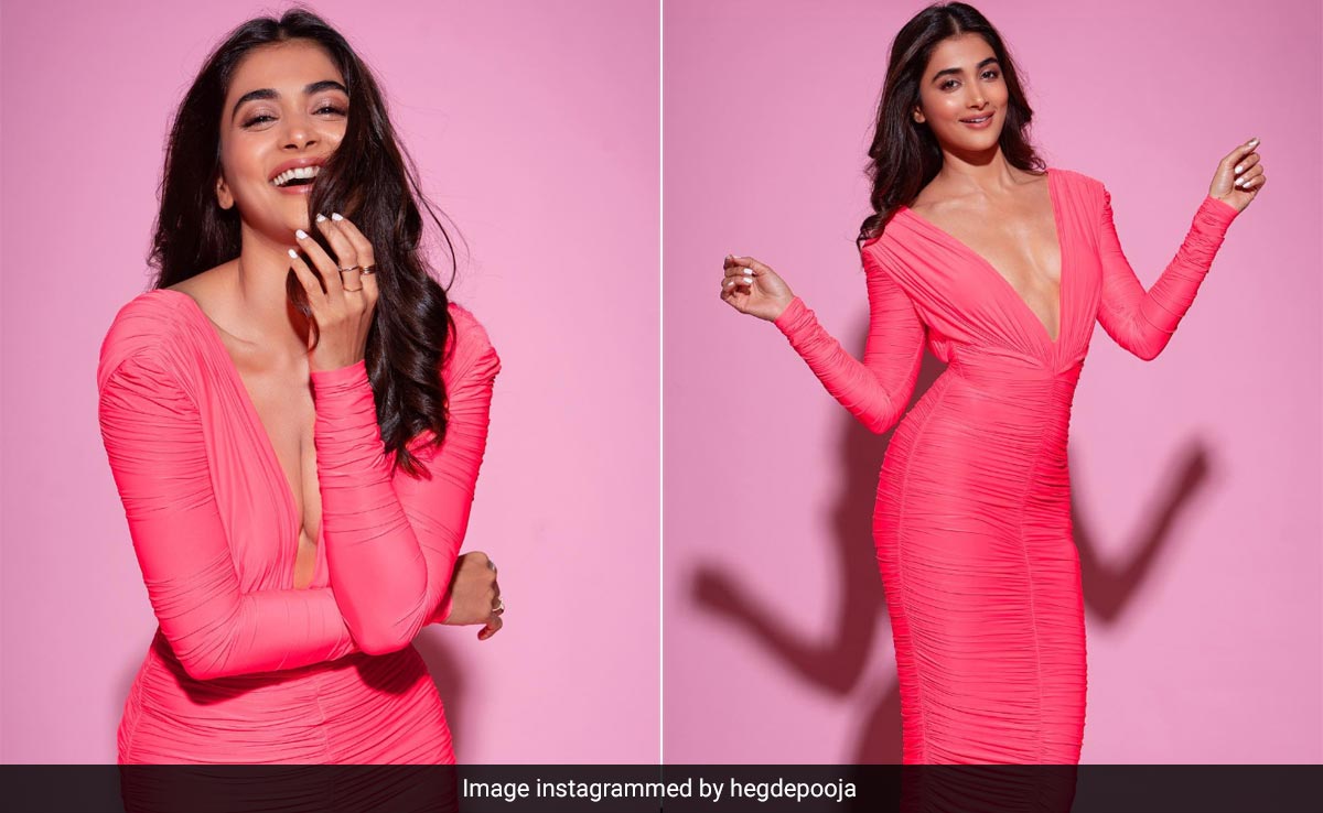 Pooja Hegde In A Fabulous Pink Bodycon Dress Proves That Barbiecore Isn't Going Anywhere