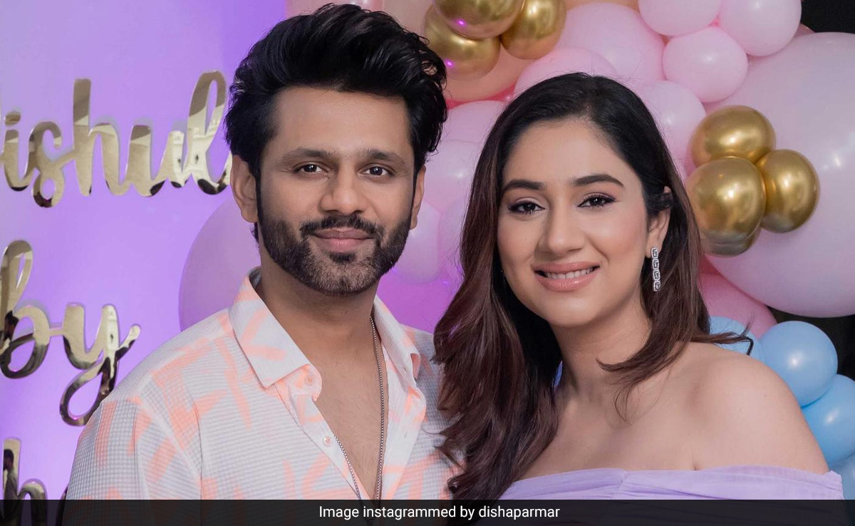Pregnant Disha Parmar Is A Dreamy Mom-To-Be In A Lavender Off-Shoulder Dress For Her Baby Shower