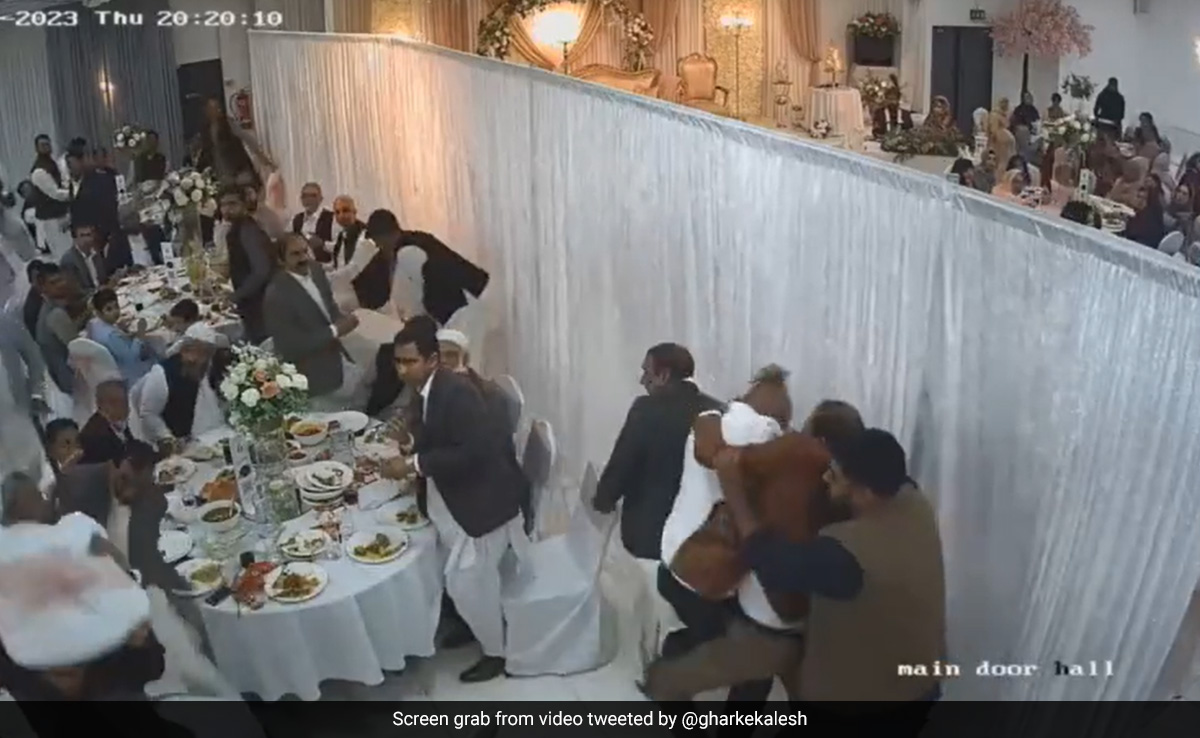 Watch: Pak Wedding Turns Wrestling Arena After Man Flips Guest's Hat