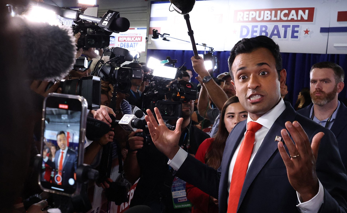 "Rookie", "ChatGPT": Indian-American Candidate Vivek Ramaswamy Mocked At Republican Debate