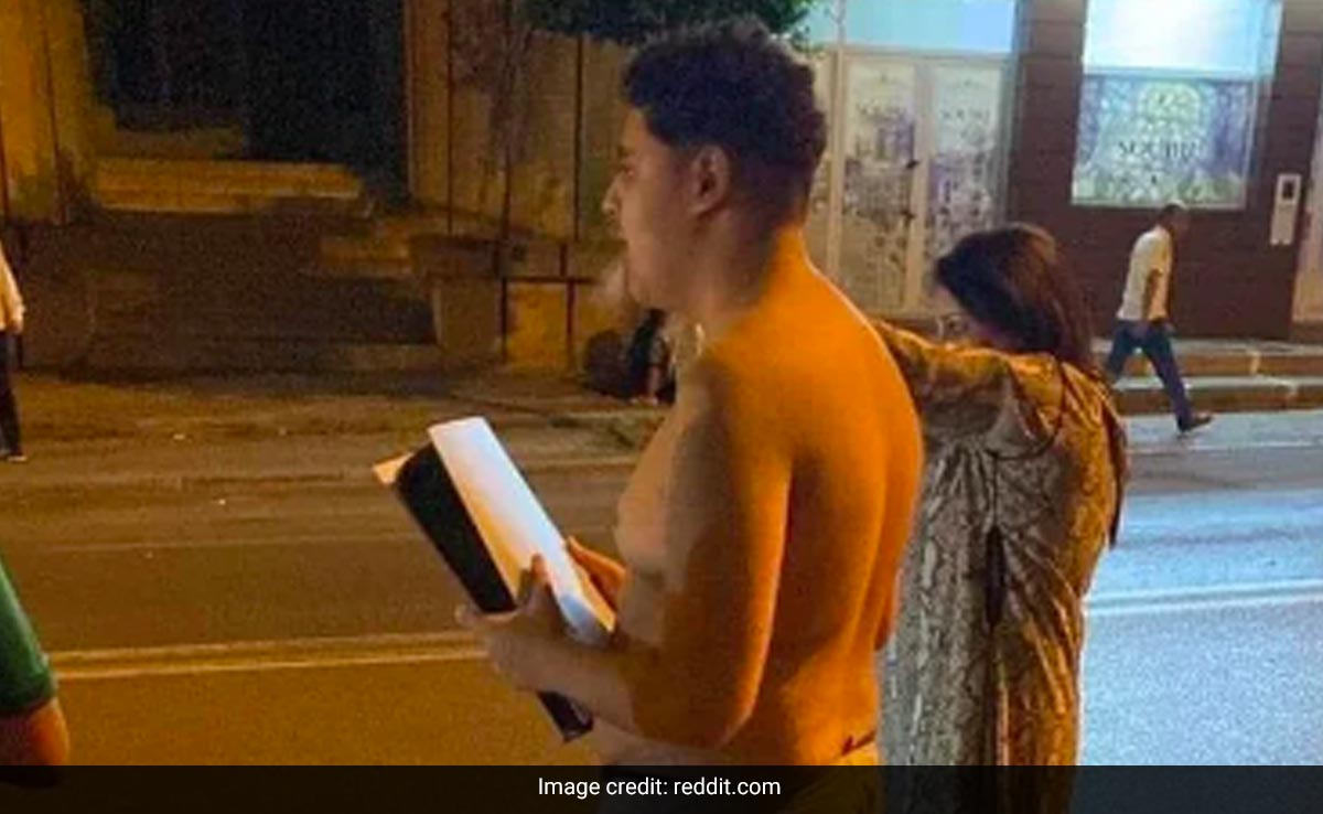 Viral Pic Claims To Show Man Clutching His PlayStation 5 Amid Morocco Earthquake