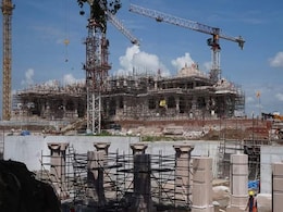 Pics: Work At Ram Temple Site In Full Swing, Grand Inauguration In January Pics: Work At Ram Temple Site In Full Swing, Grand Inauguration In January
