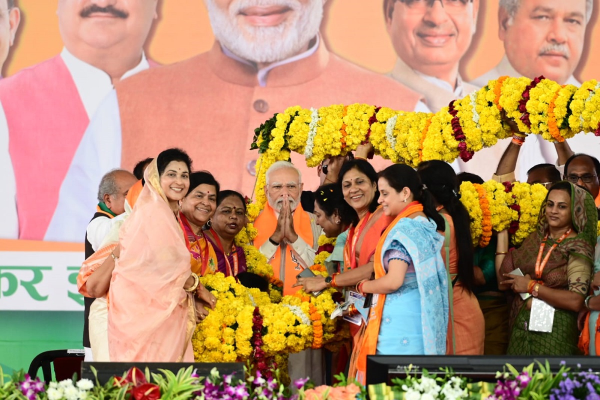 PM Modi in Bhopal : महिला आरक्षण बिल को लेकर नारी शक्ति ने कहा "धन्यवाद मोदी जी"
