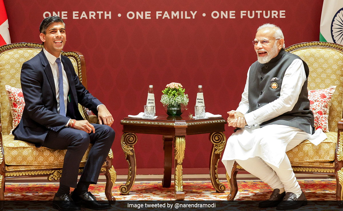 PM Modi, Rishi Sunak Hold Bilateral Meeting During G20 Summit