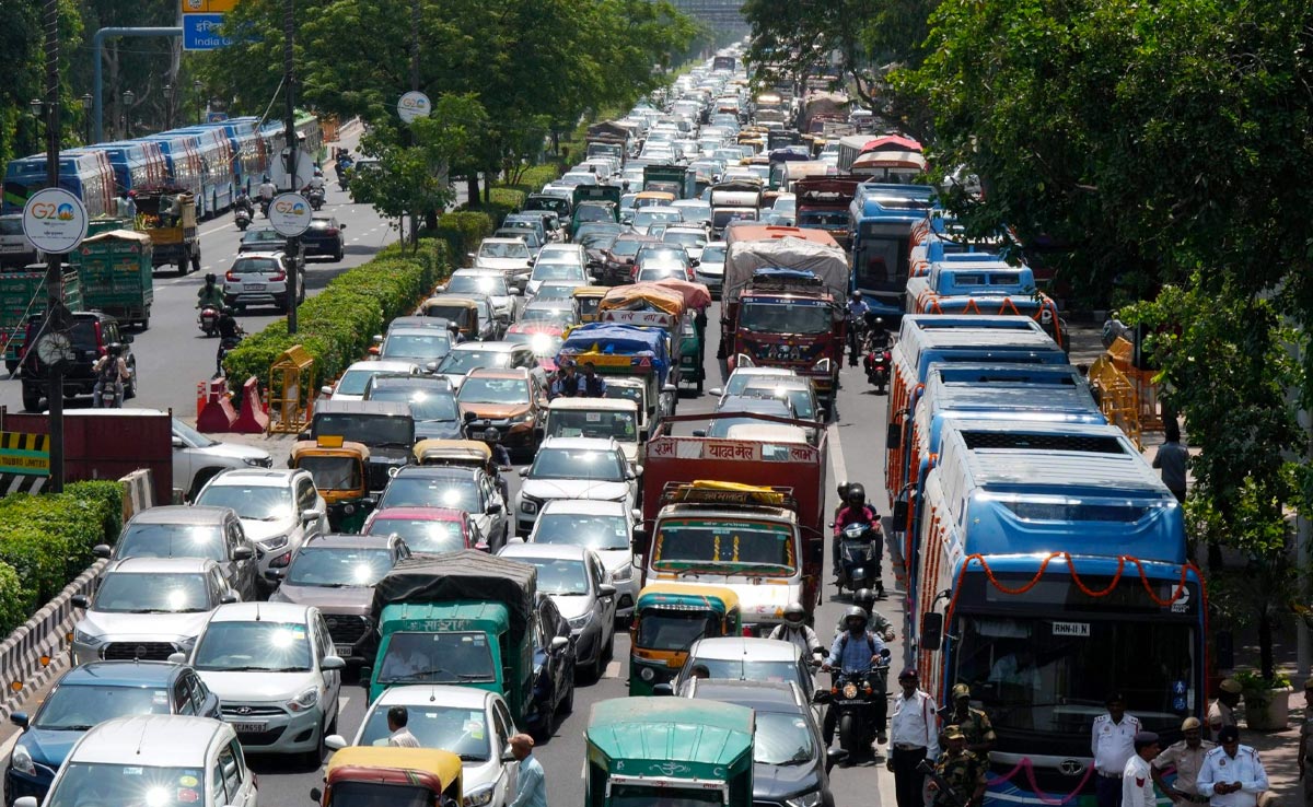 Motorcade Rehearsal Ahead Of G20 Meet Causes Massive Traffic Jams In Delhi