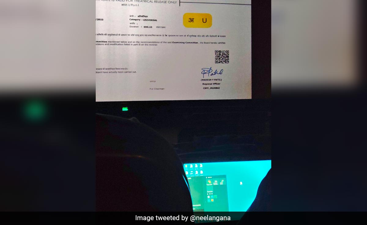 Viral Photo Claims To Show Bengaluru Man Working On Laptop While Watching 'Jawan' In Theatre