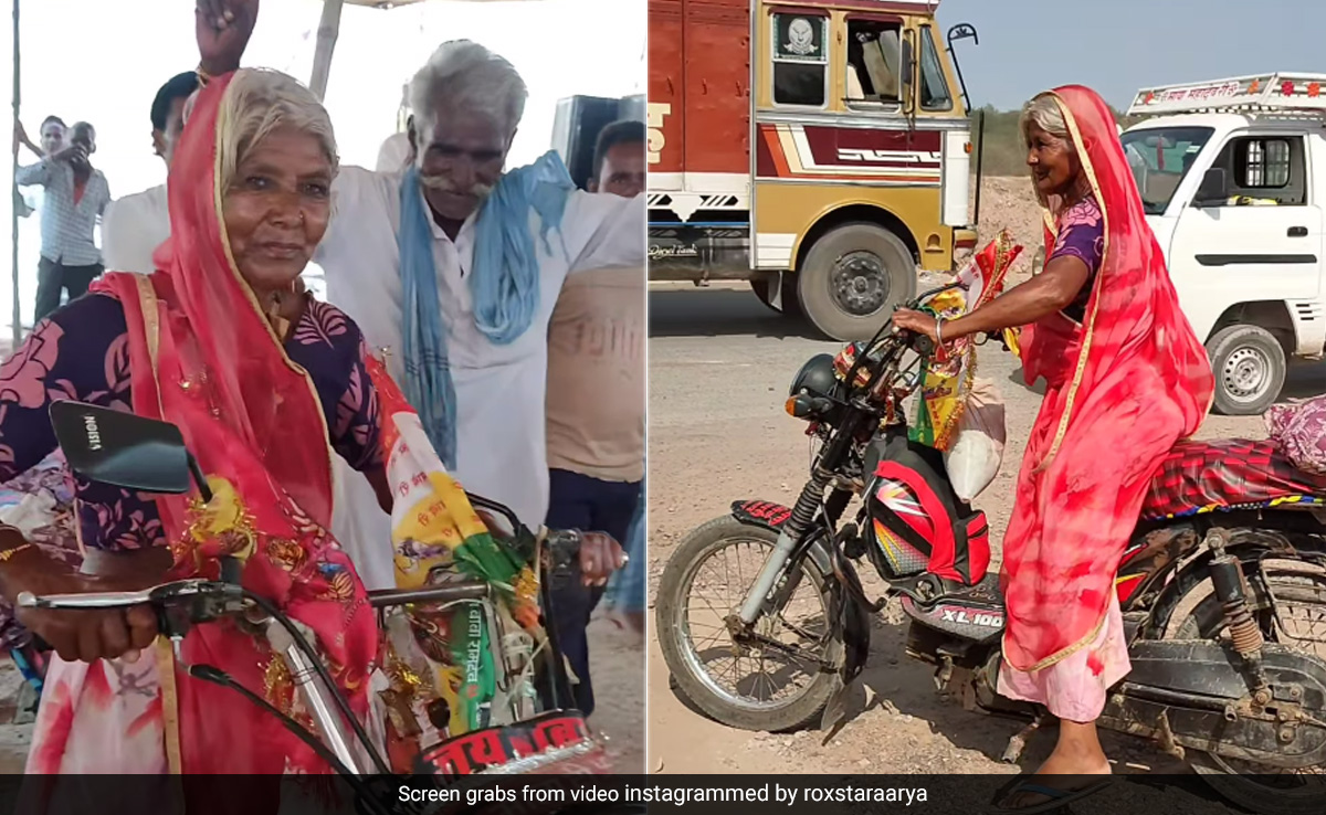 अम्मा ने मोपेड चलाकर पूरी की 600 किमी की यात्रा, बुजुर्ग महिला की एनर्जी देख लगेगा 440 वोल्ट का झटका