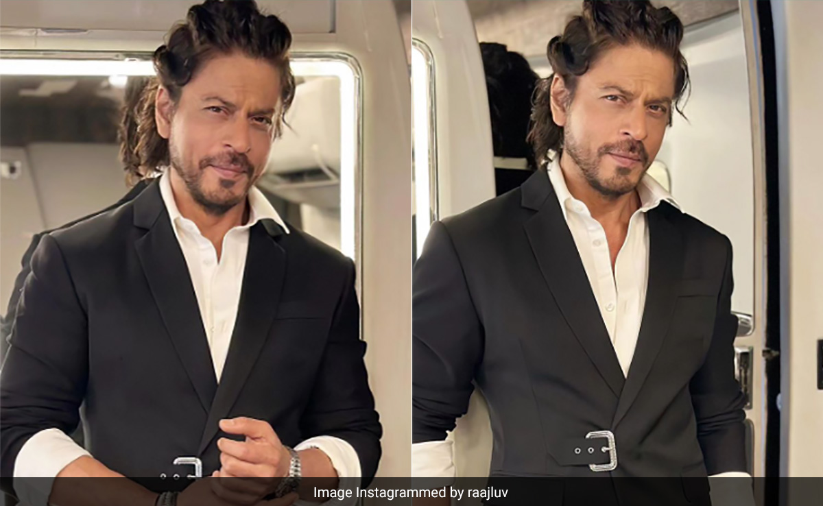 Shah Rukh Khan In A Buckled Suit And Braids Has Never Looked More <i>Jawan</i>